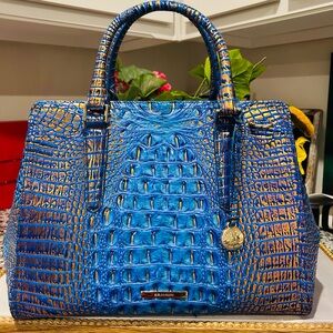Brahmin Deep Azure Small Finley